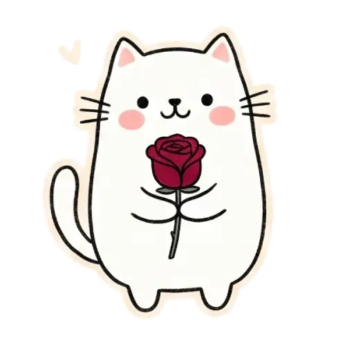 cat, cat lover, romantic, love, cute, WhatsApp stickers, stickers